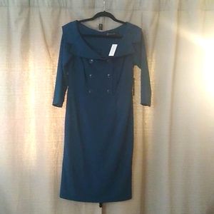 NWT Teal midi dress